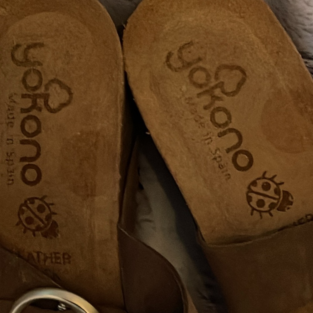 Leather Slide “Birkenstock Style Mules. Size 9.5.… - image 2